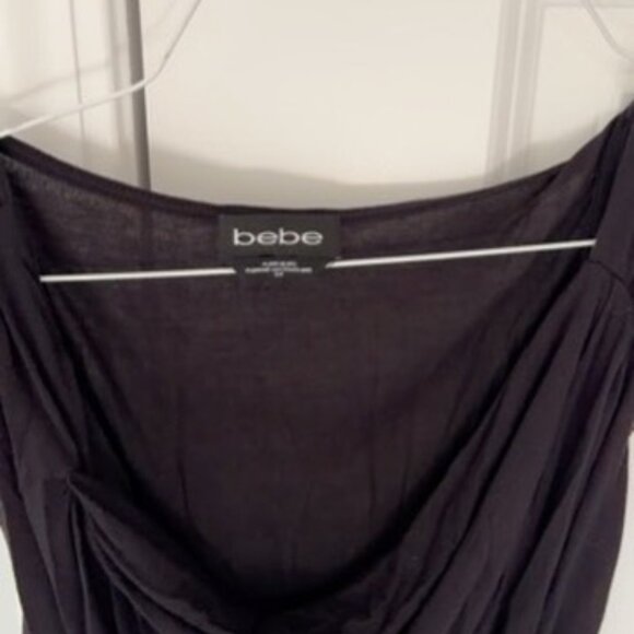 Bebe Tops Bundle – 4 Stylish Tops (XS/S) – Lace, Draped, Metallic Knit, Mesh - Picture 3 of 16